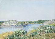 Childe Hassam The Little Pond Appledore oil on canvas